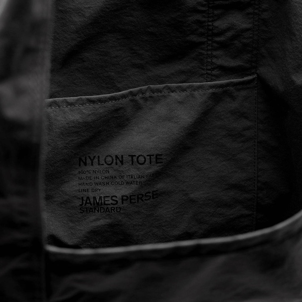 Petit sac fourre-tout en nylon mat - Noir