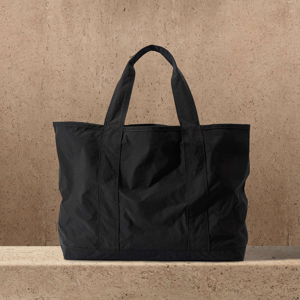 Petit sac fourre-tout en nylon mat - Noir