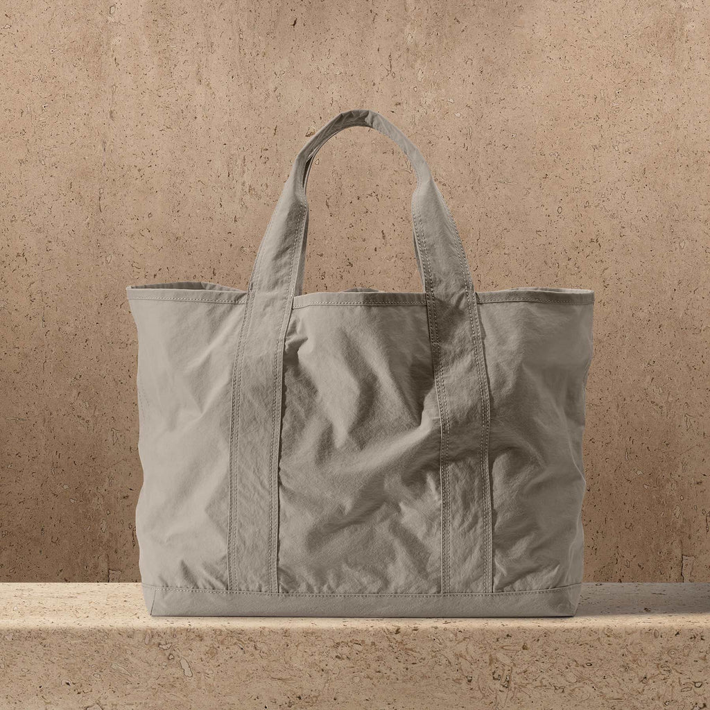 Petit cabas en nylon mat - Sable