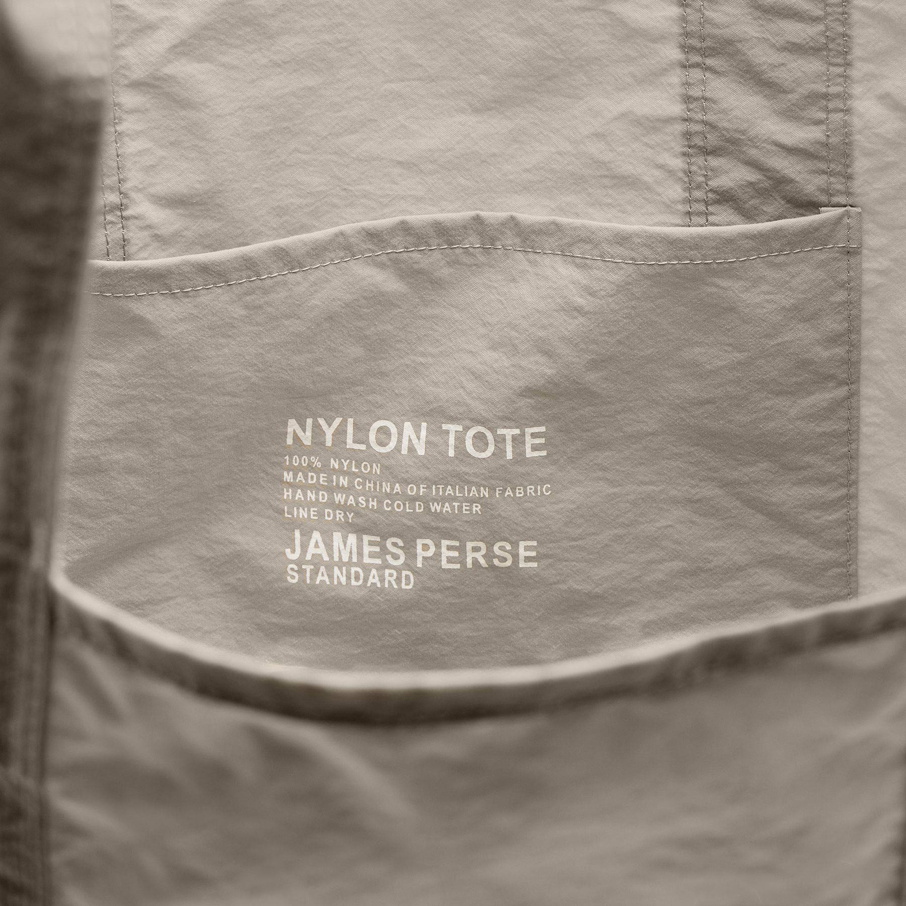 Small Matte Nylon Tote - New Sand