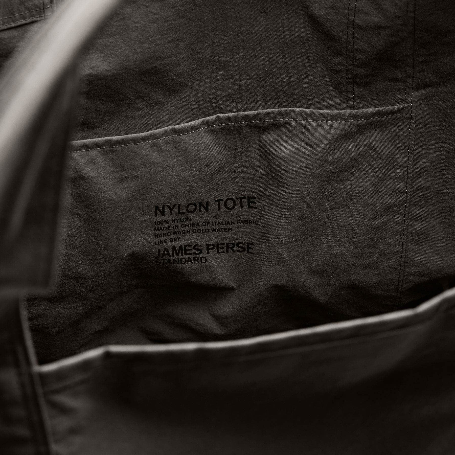 Large Matte Nylon Tote - Hemlock