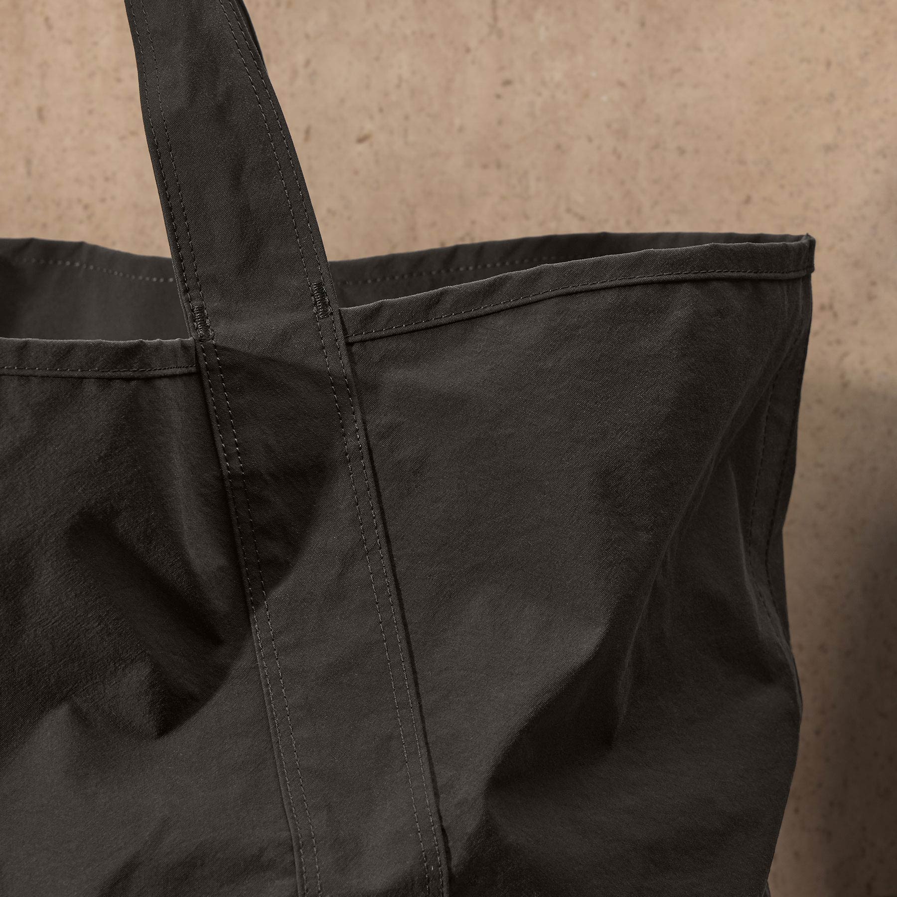 Large Matte Nylon Tote - Hemlock