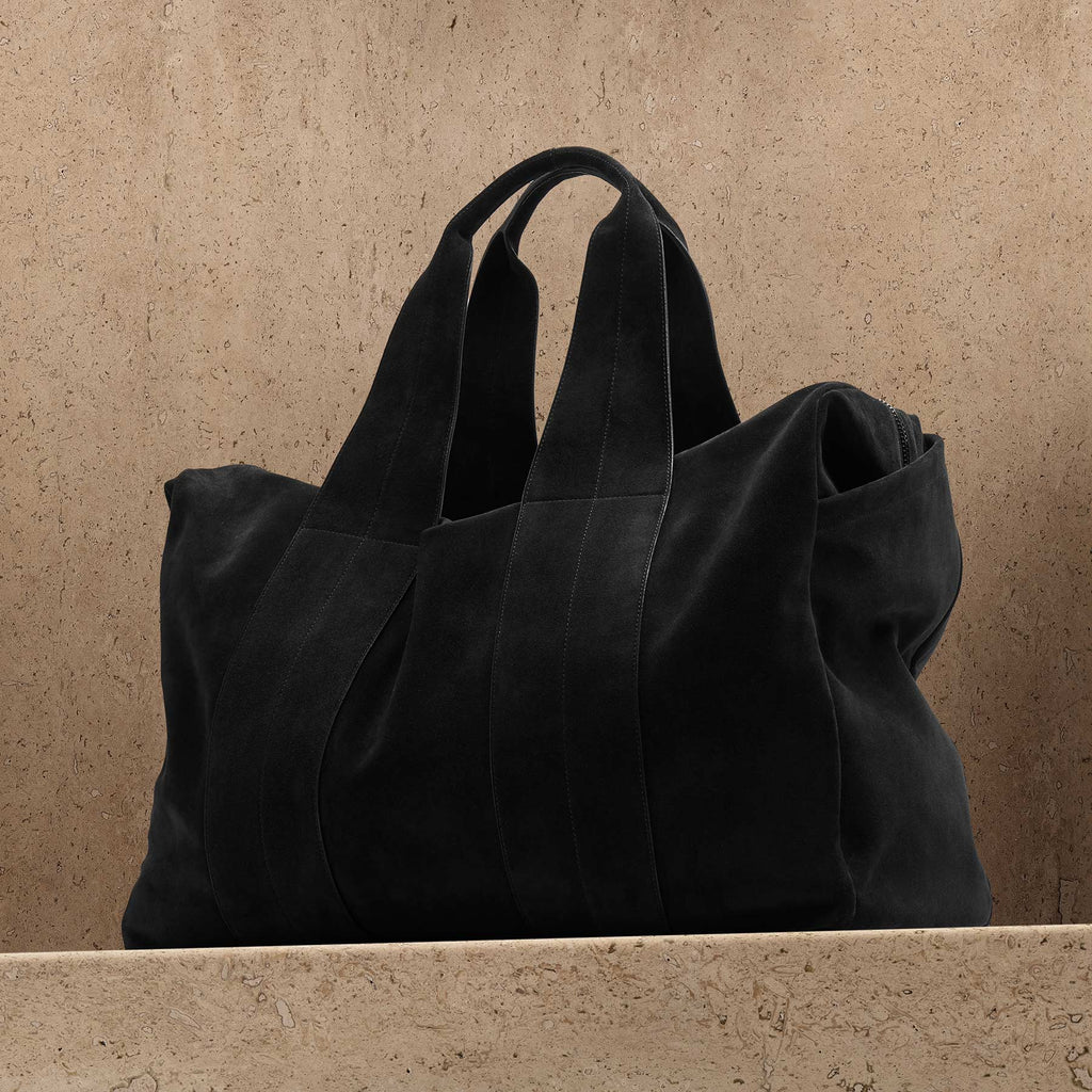 Sac de voyage en daim - Noir