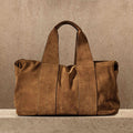 Sac de voyage en daim - Tabac