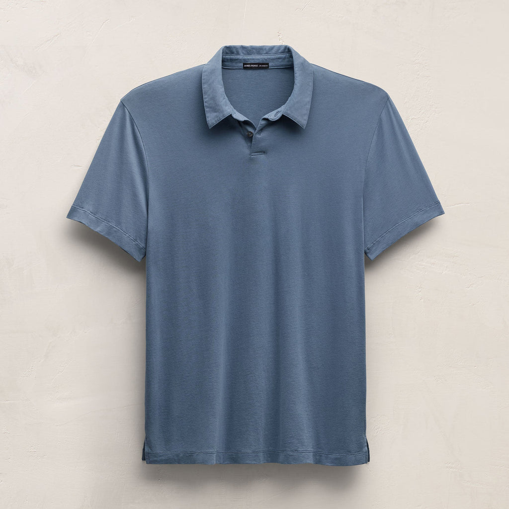 Brushed Lotus Polo - Danube