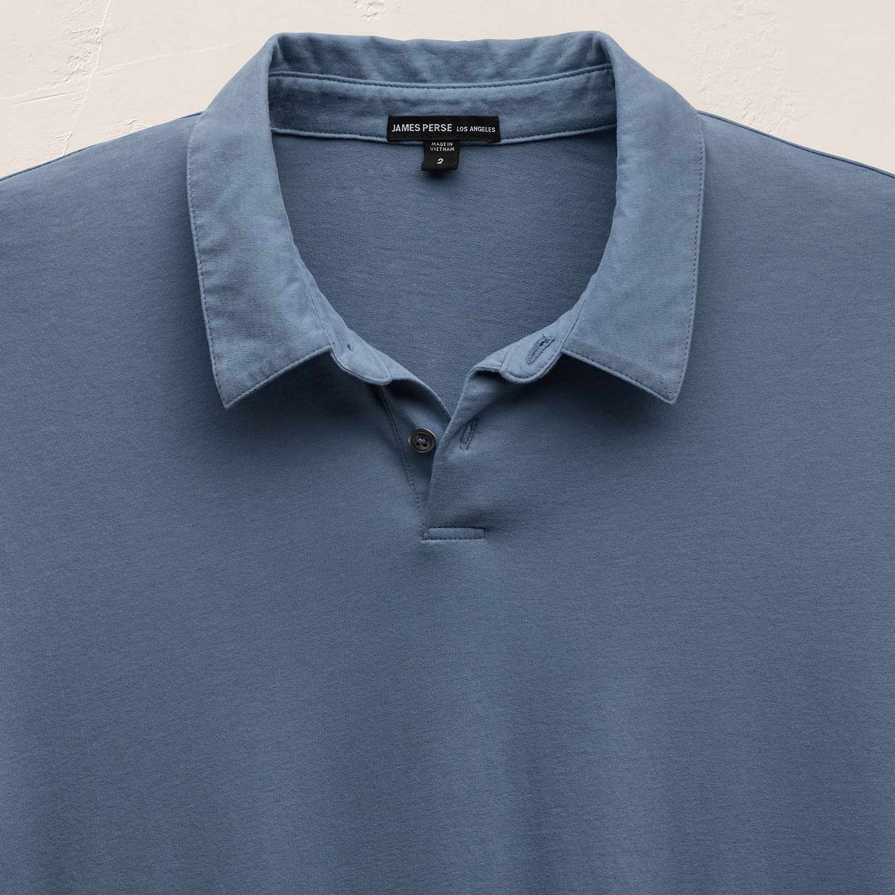 Brushed Lotus Polo - Danube