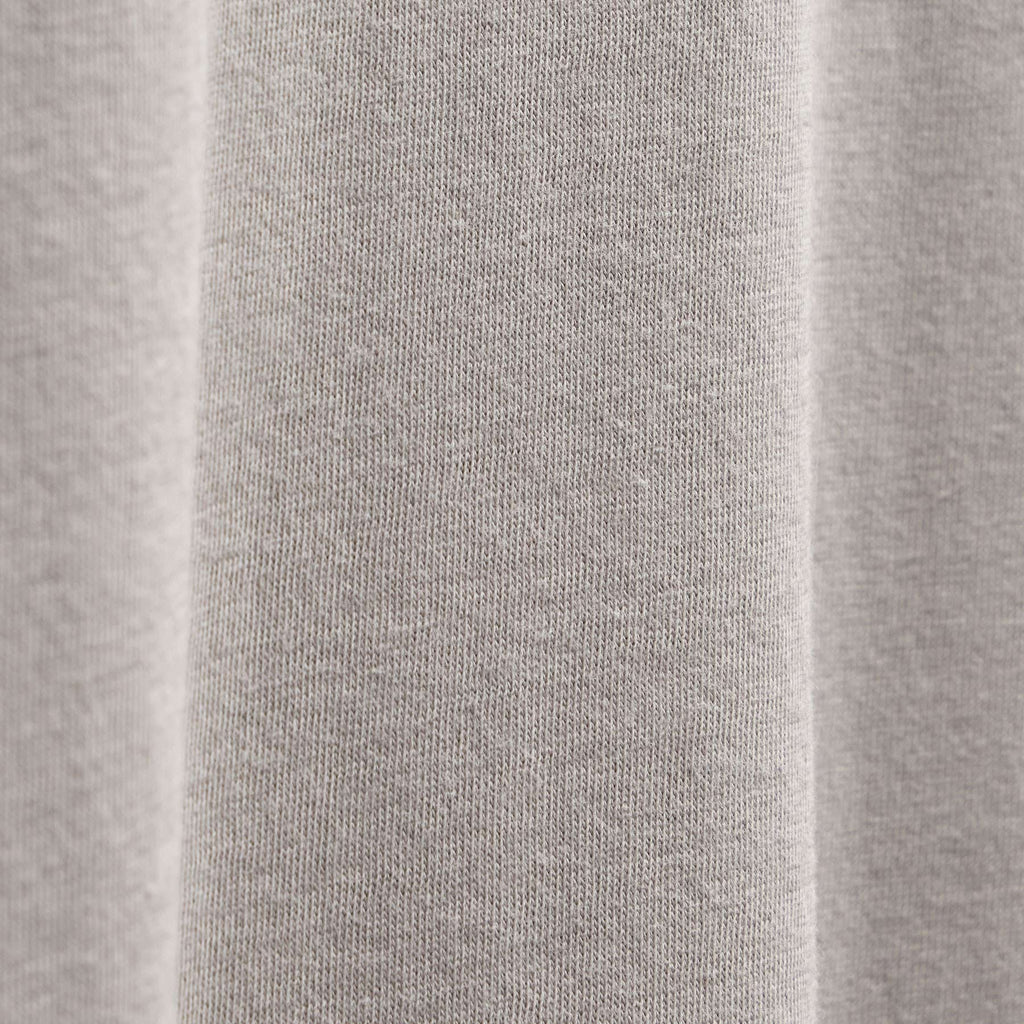 Cotton Cashmere Long Sleeve Henley - Fog