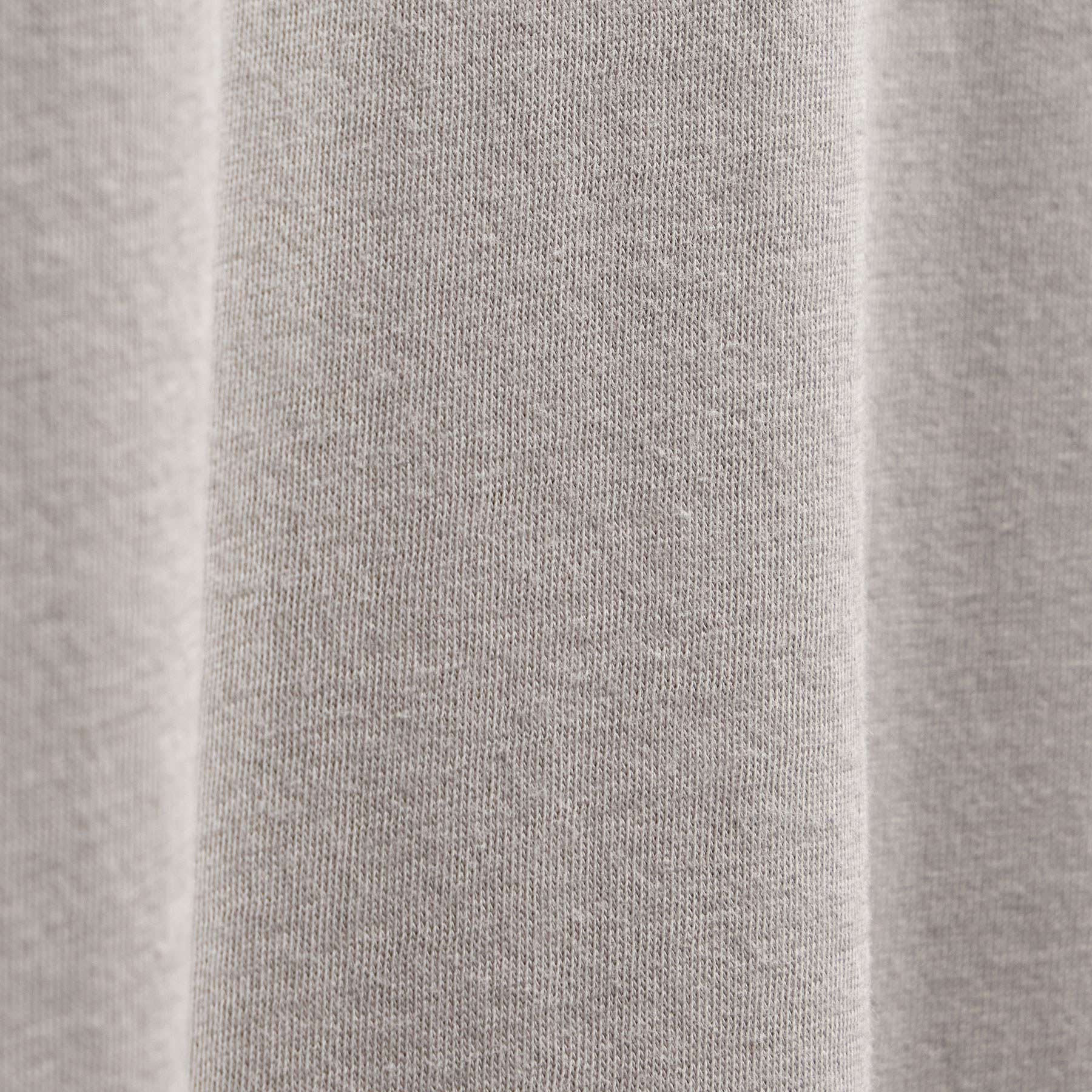 Cotton Cashmere Long Sleeve Henley - Fog