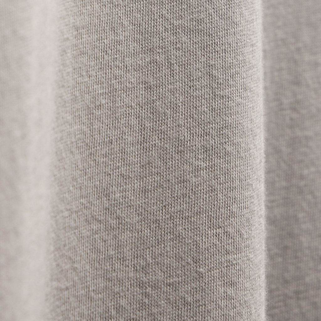 Cotton Cashmere Open Polo - Fog
