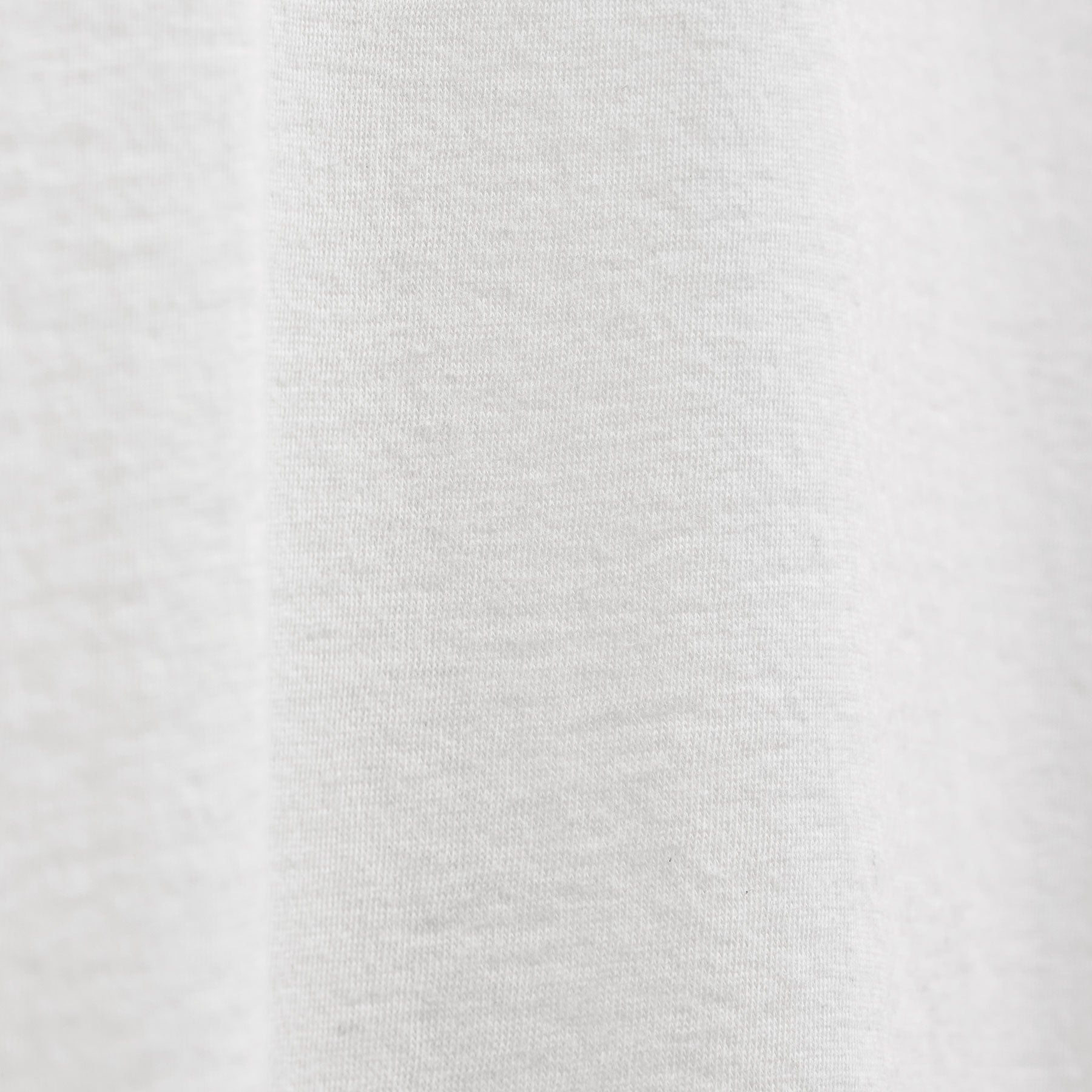 T-shirt col V en cachemire de coton à manches courtes - Blanc