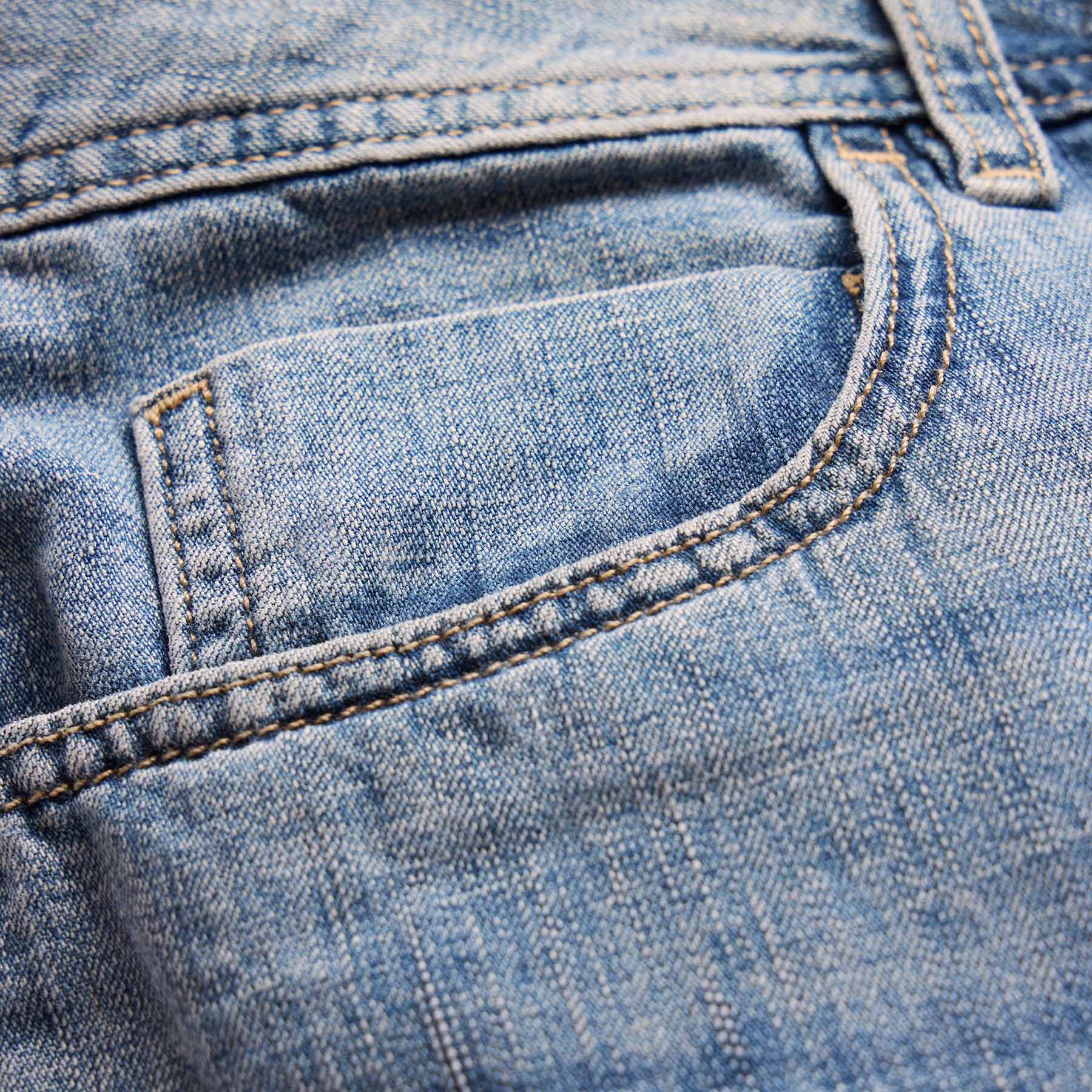 Classic Linen Denim Pant - Light Wash