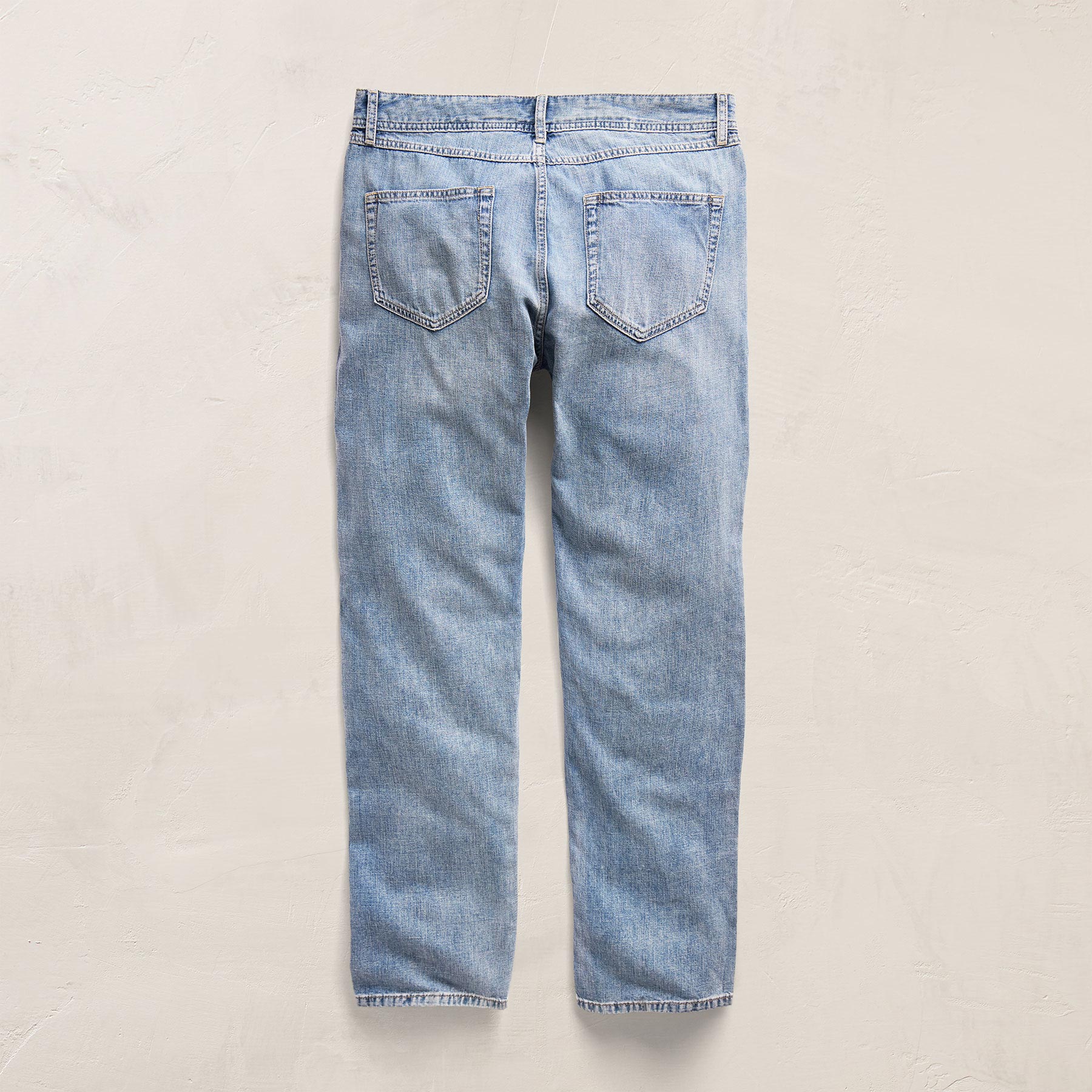 Classic Linen Denim Pant - Light Wash