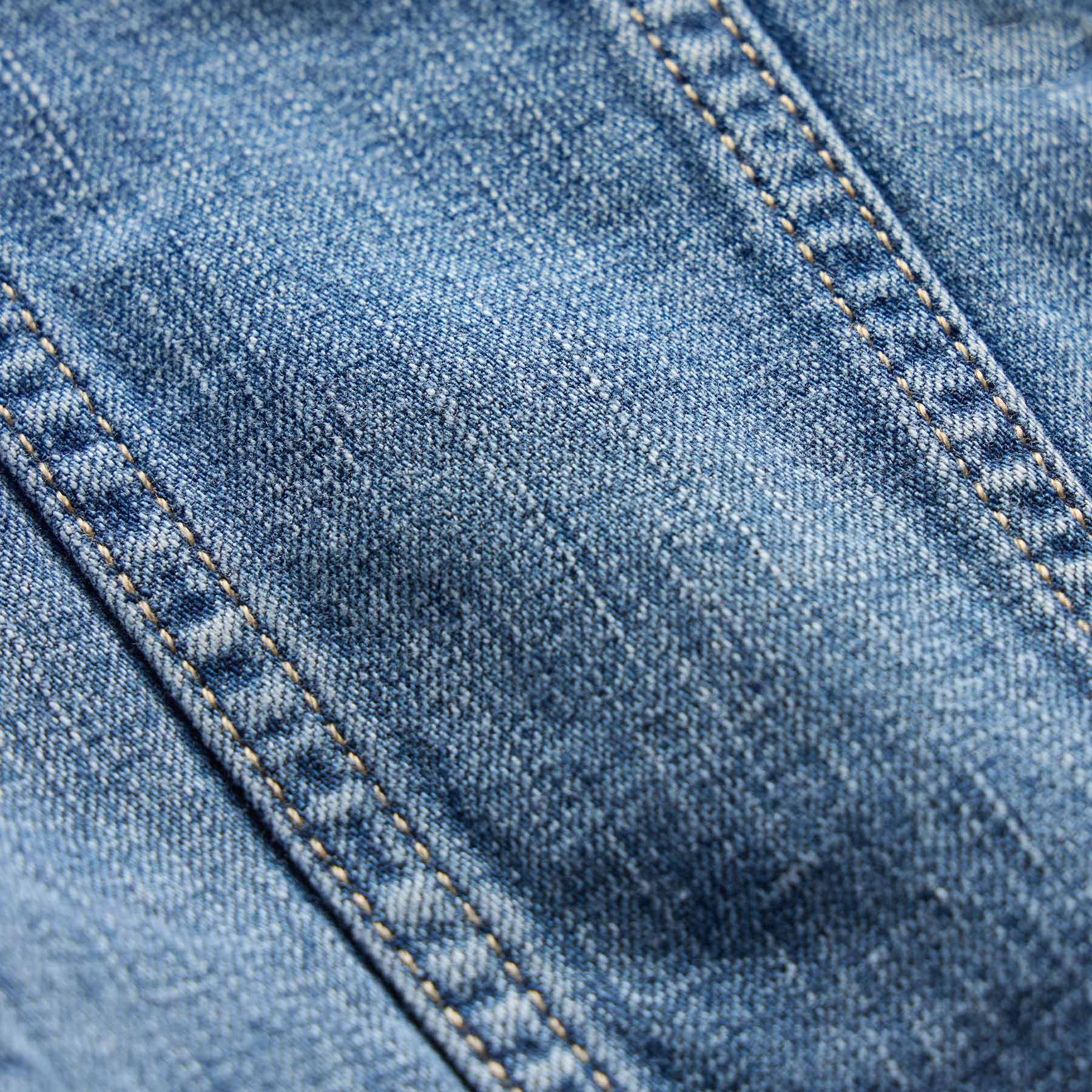Veste en jean de lin - Délavage moyen