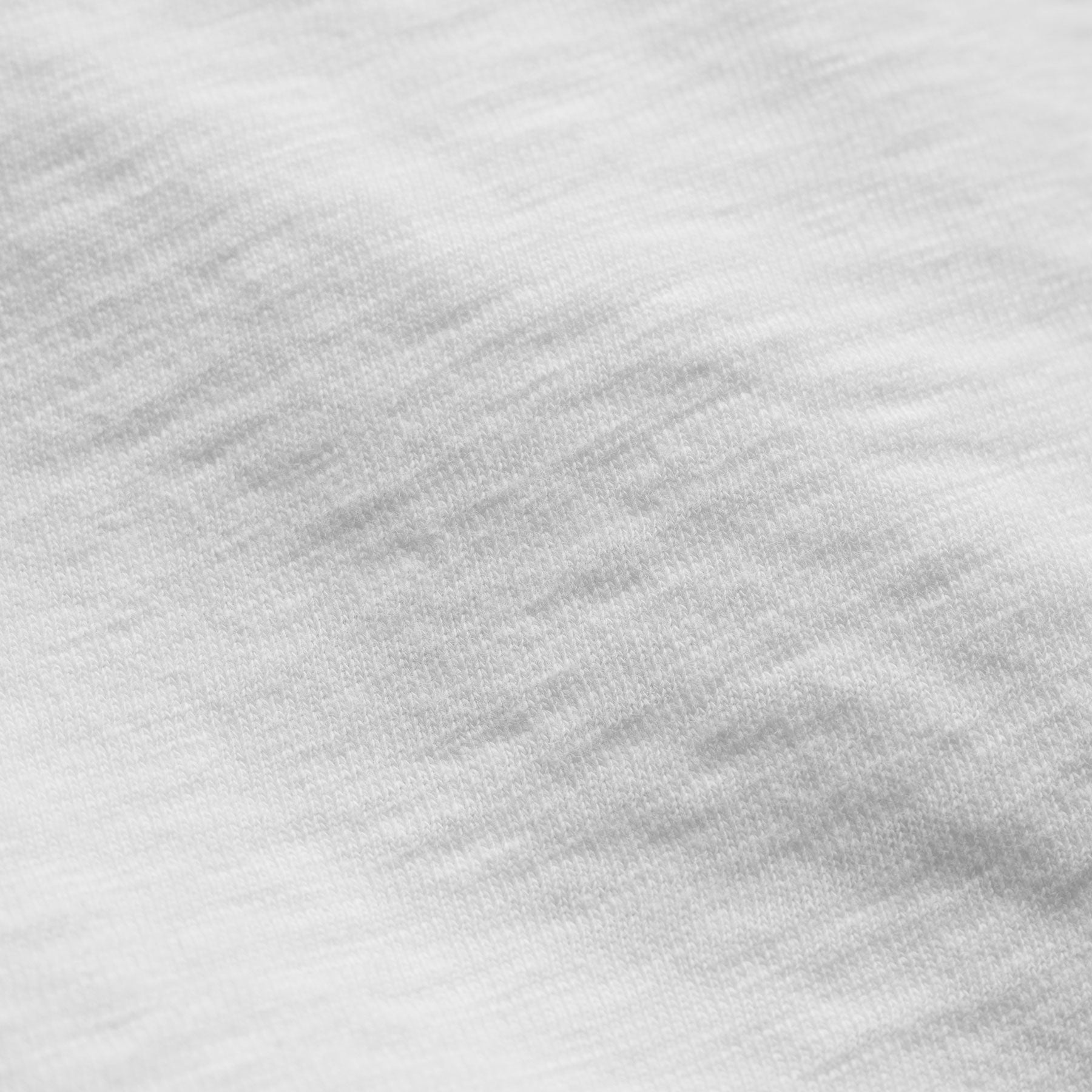 T-shirt en coton flammé à manches courtes - Blanc