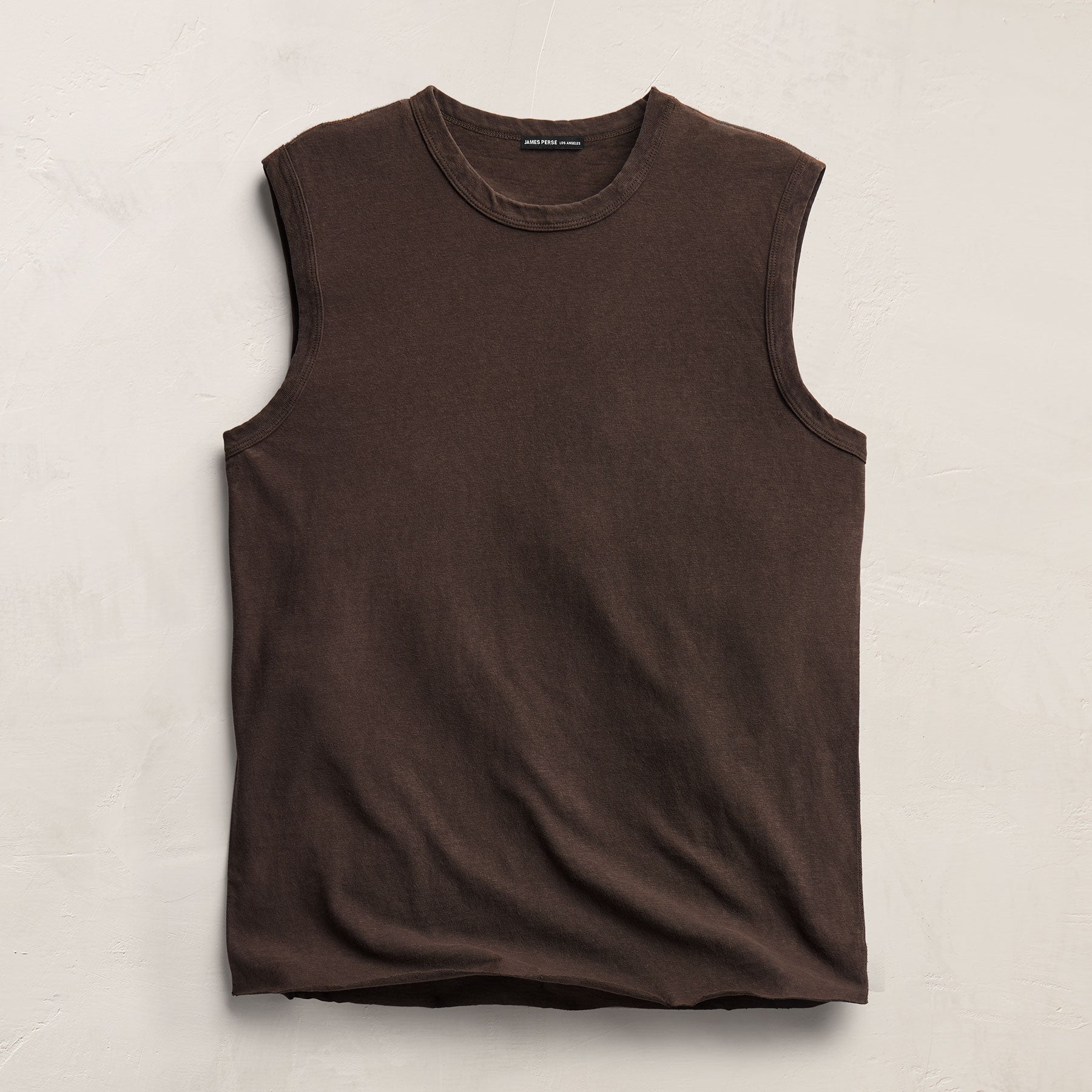Slub Jersey Tank - Bark Pigment