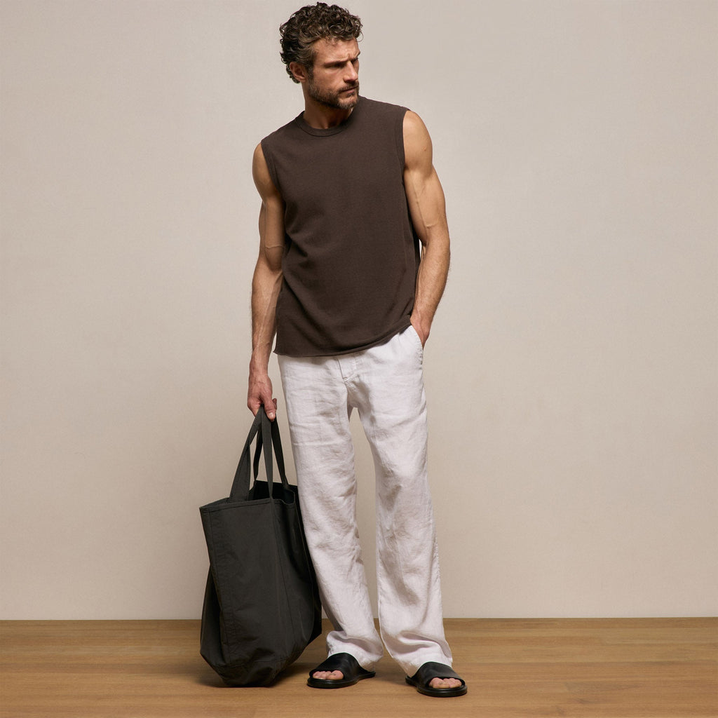 Mules en cuir pour homme - Noir