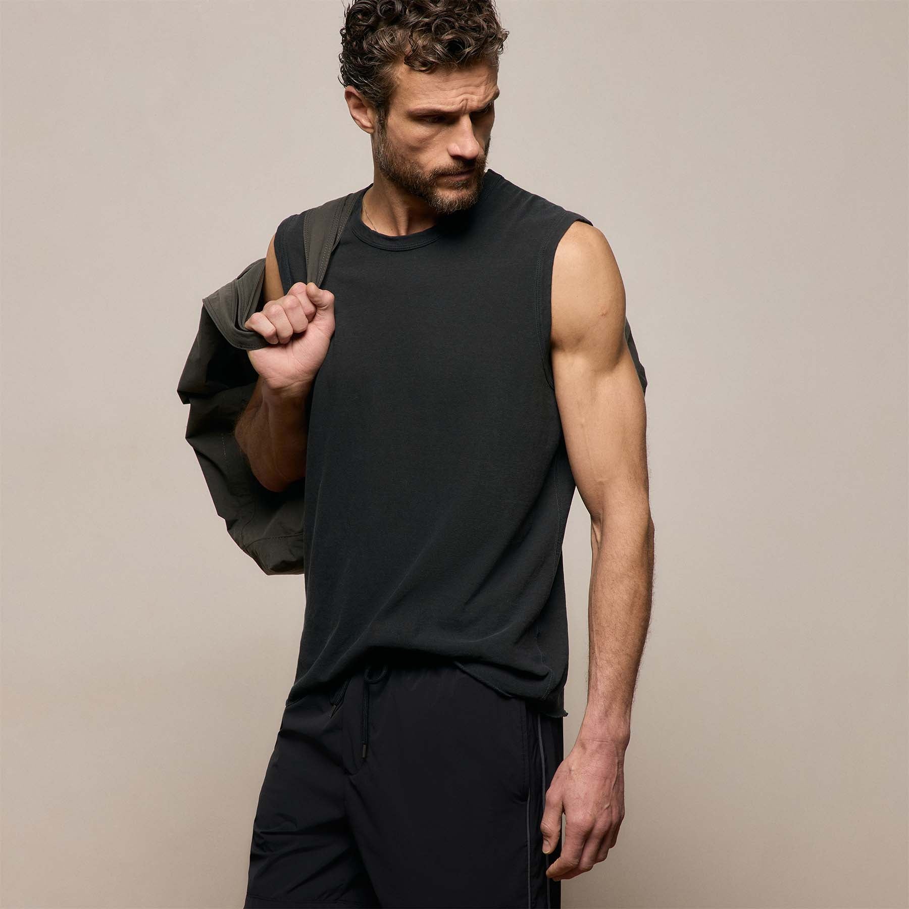 Slub Jersey Tank - Magma Pigment