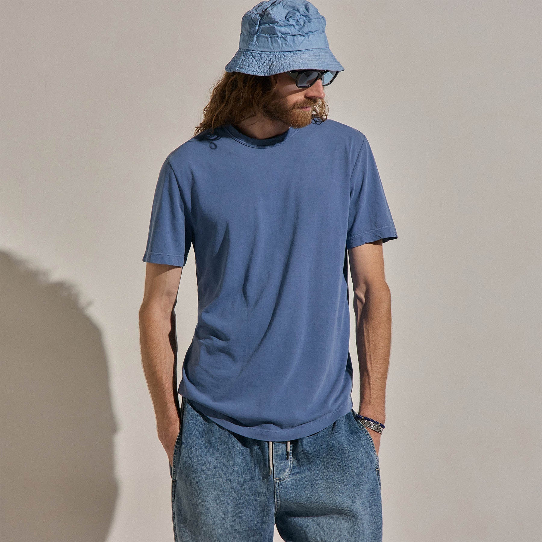 Clear Jersey Crew - Danube Pigment