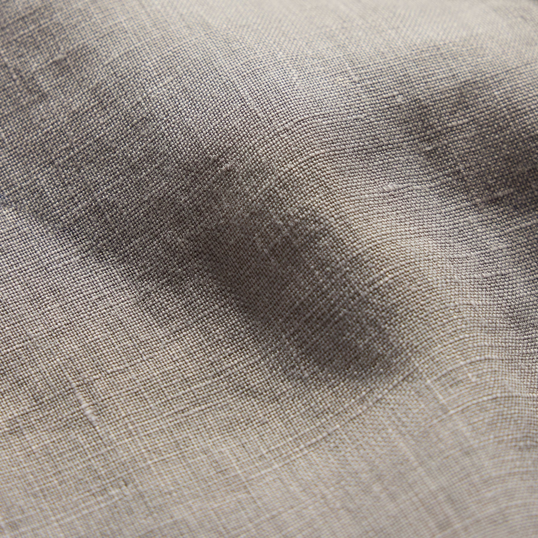 Chemise légère à manches courtes en lin - Pigment Brouillard