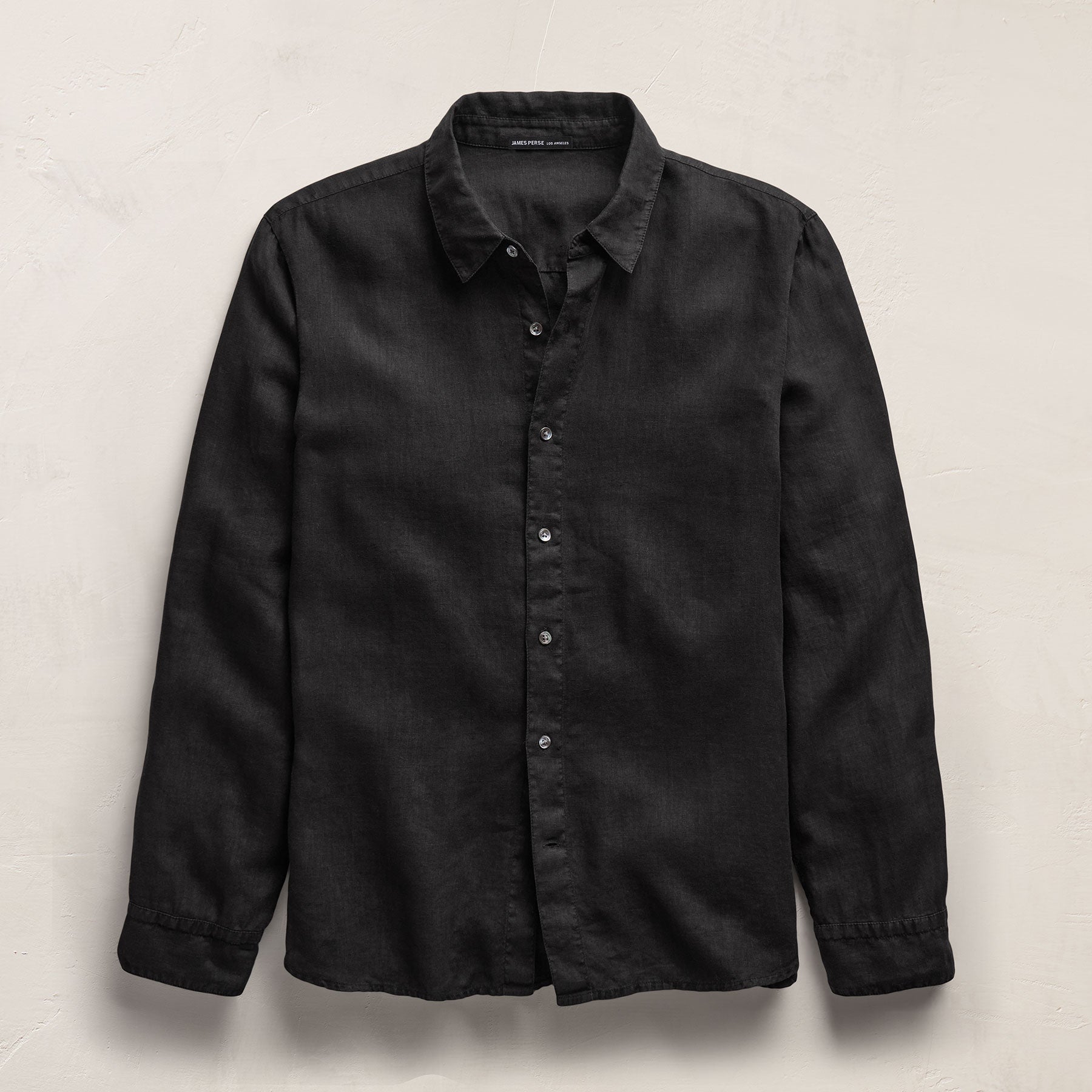 Lightweight Linen Shirt - Black
