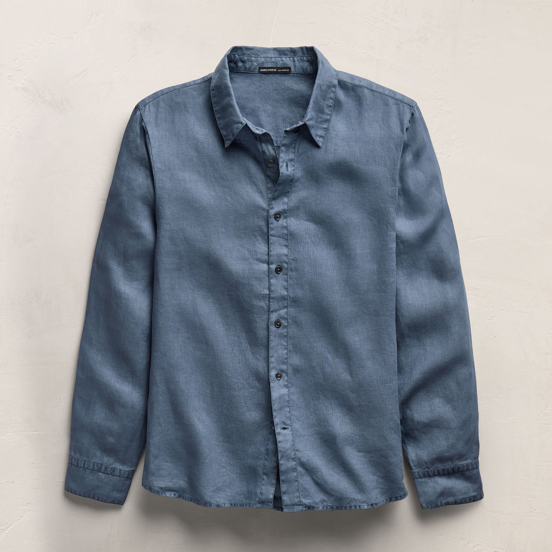 Lightweight Linen Shirt - Danube Pigment