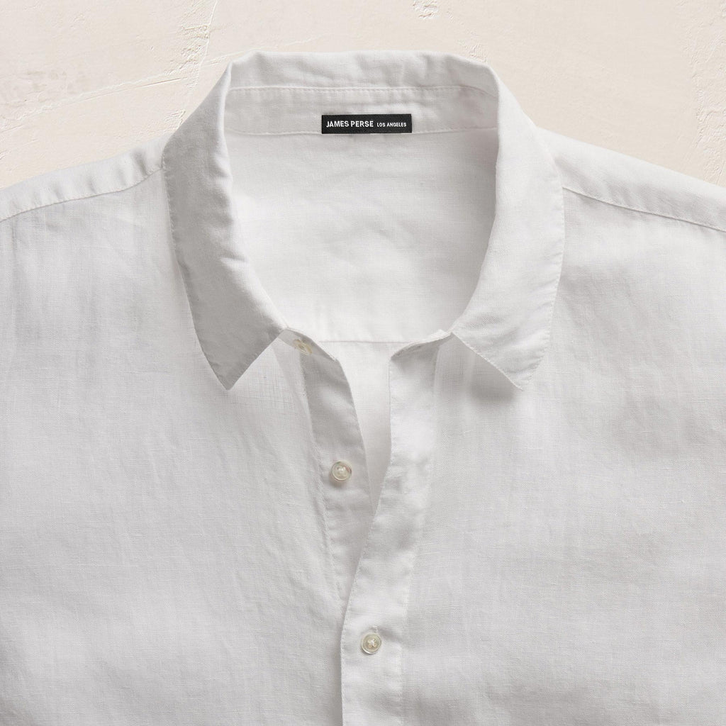 Chemise en lin légère - Blanc