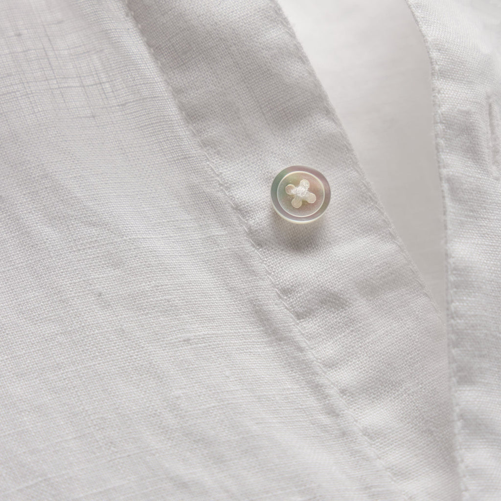Chemise en lin légère - Blanc
