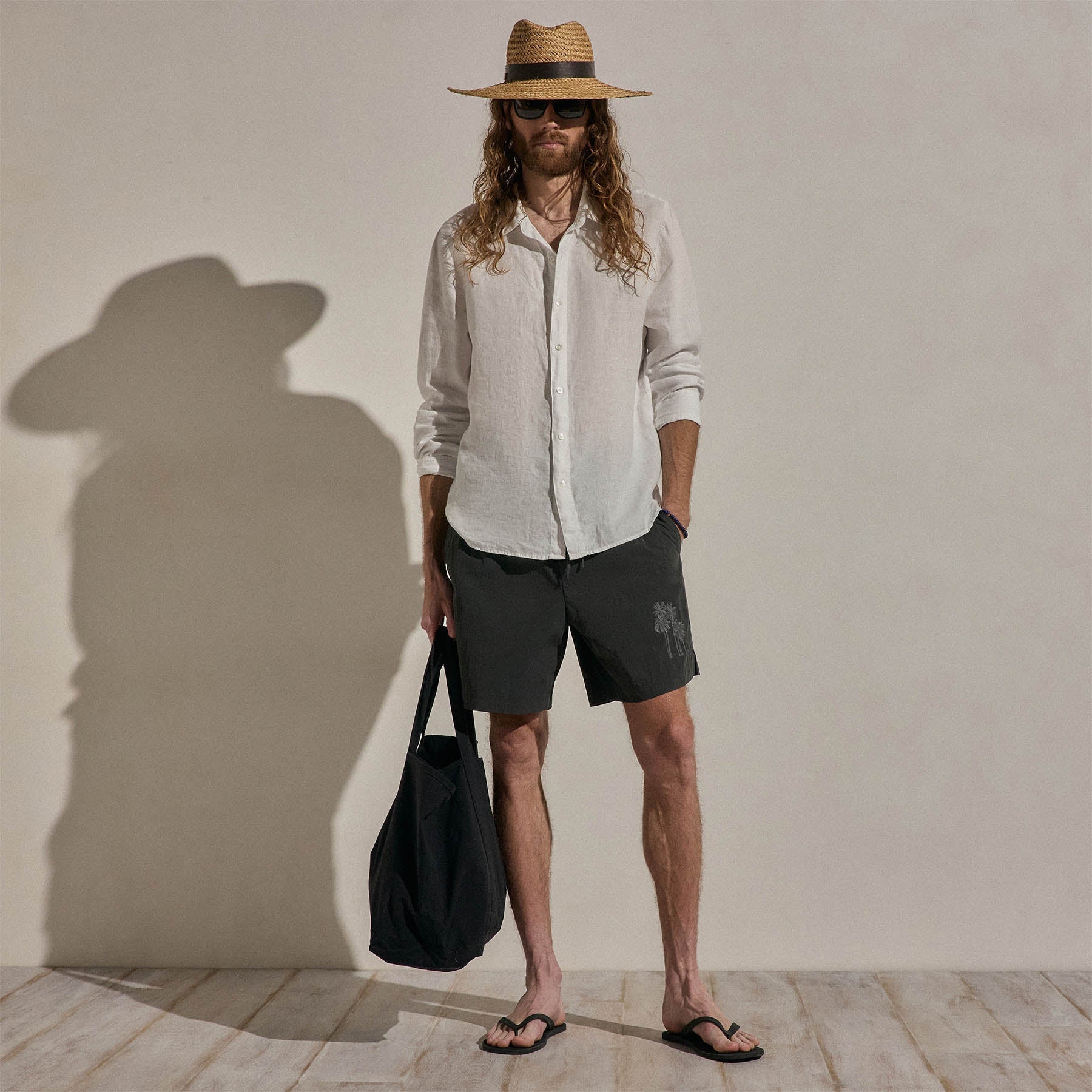 Lightweight Linen Shirt - White