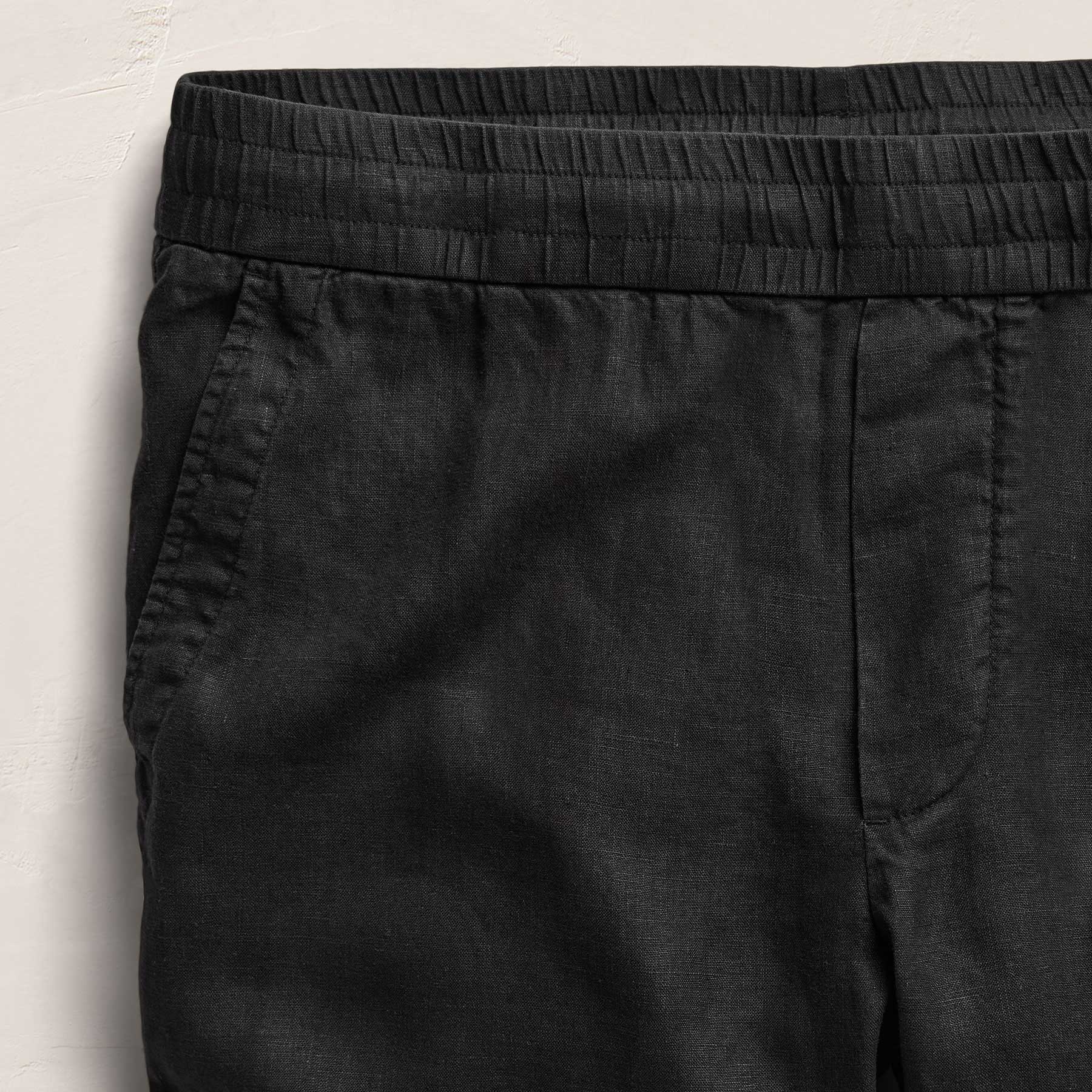 Pantalon en lin léger - Noir