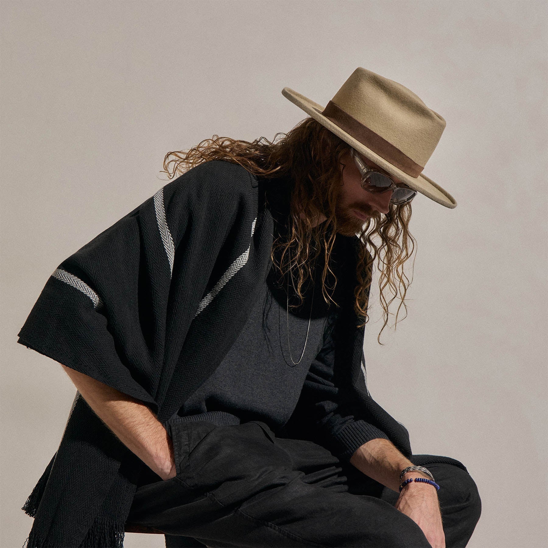 Pantalon en lin léger - Noir