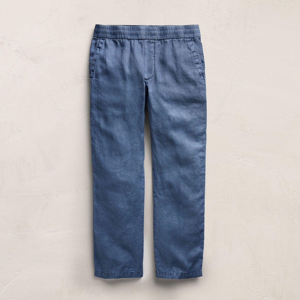 Pantalon en lin léger - Pigment Danube