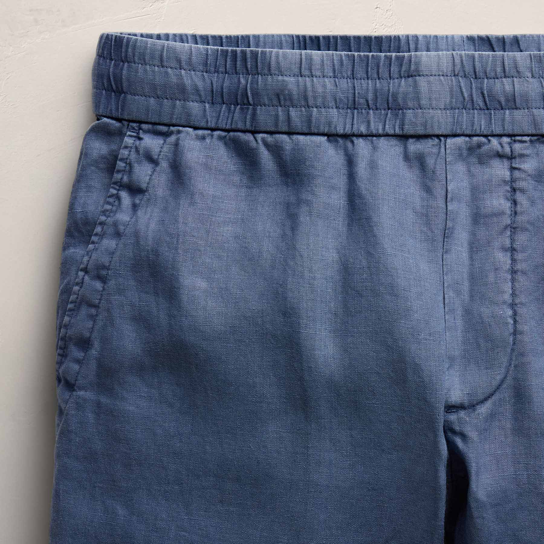 Pantalon en lin léger - Pigment Danube
