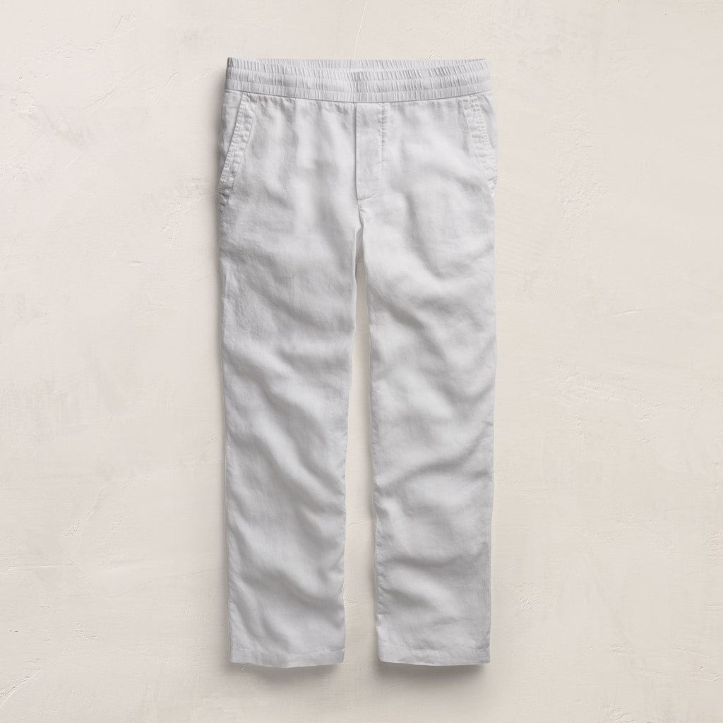 Pantalon léger en lin - Blanc