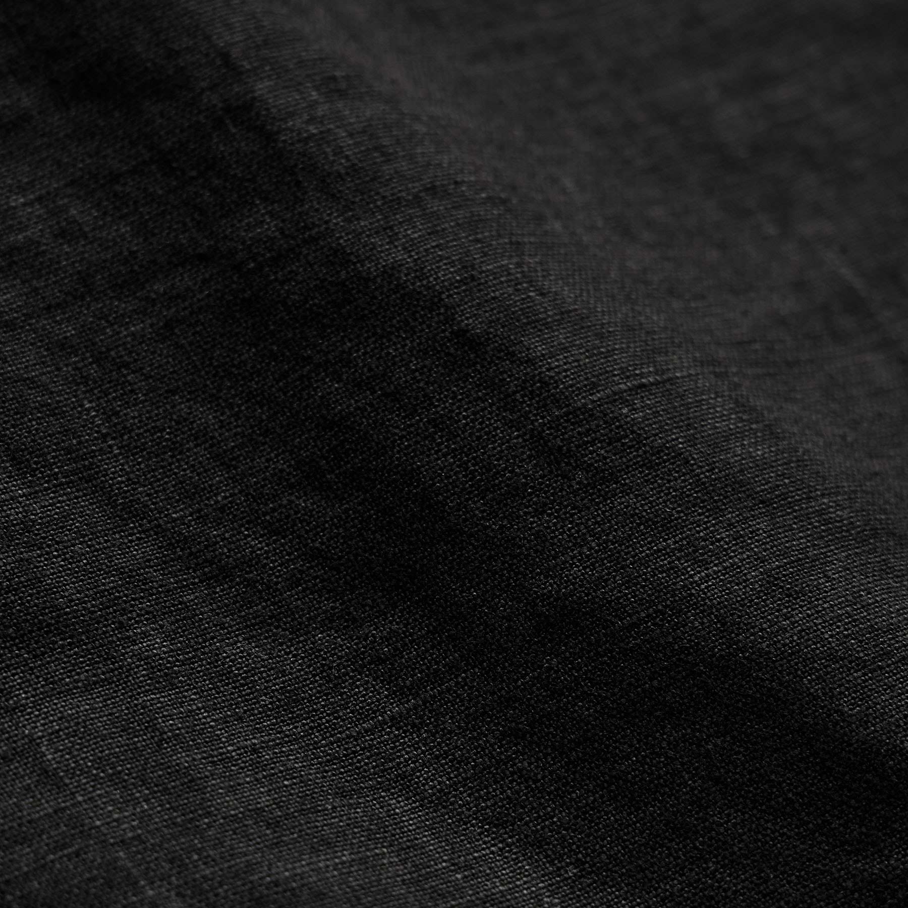 Short décontracté en lin léger - Noir