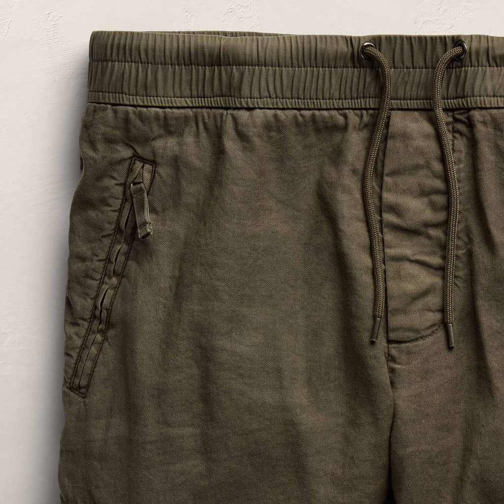 Parachute Coton Lin Cargo - Pigment Vert Armée