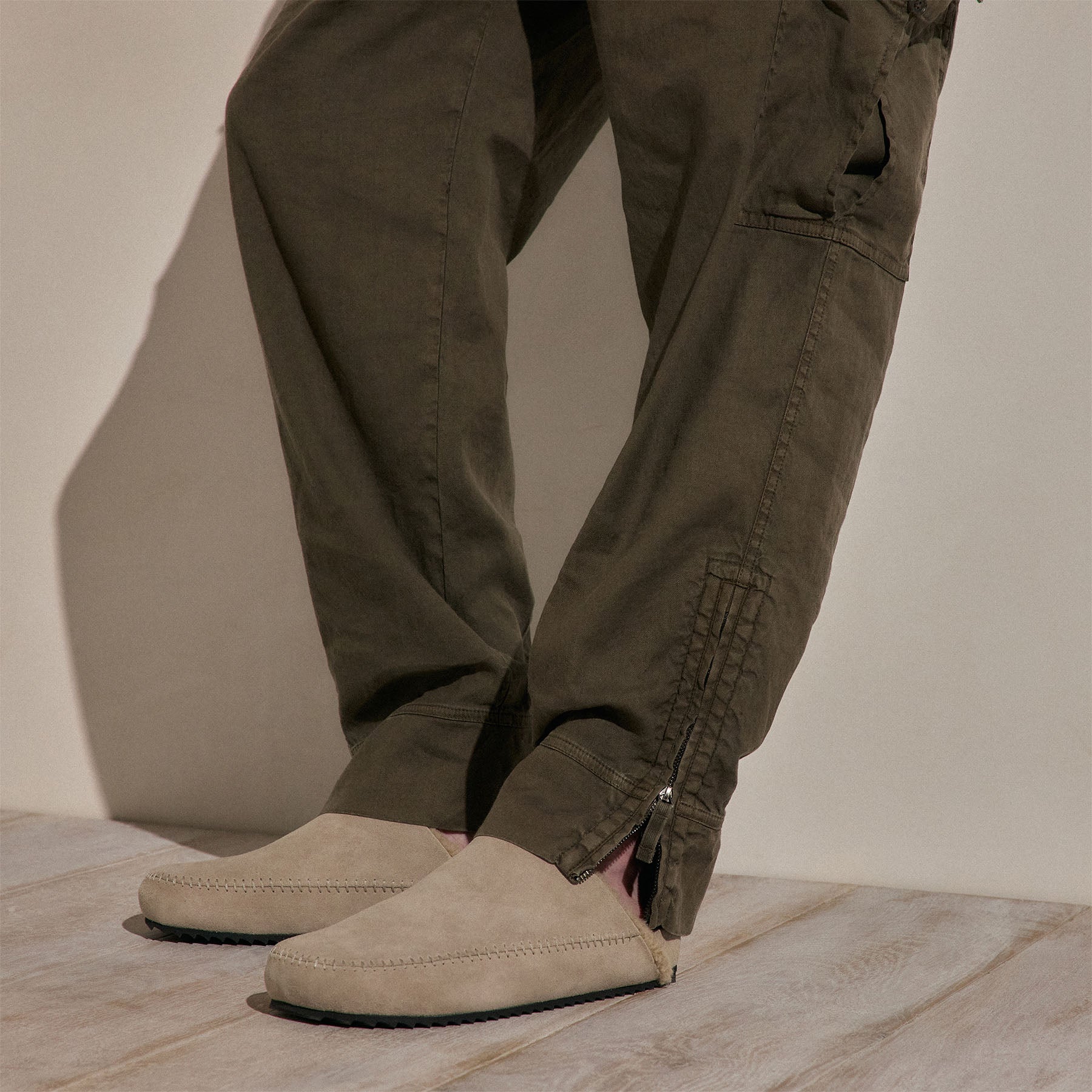 Parachute Coton Lin Cargo - Pigment Vert Armée