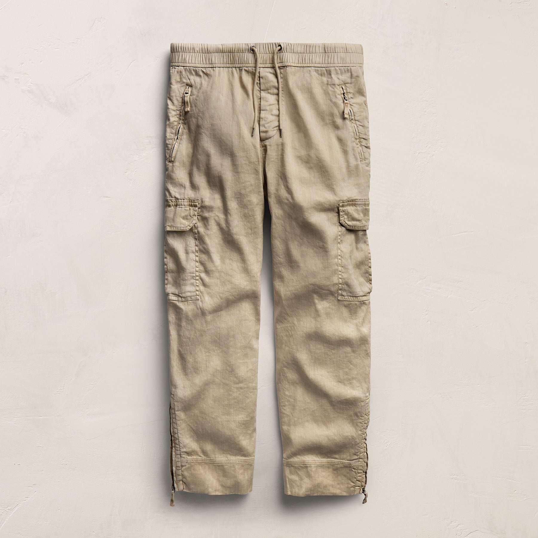 Pantalon cargo Parachute en lin et coton – Pigment de lin