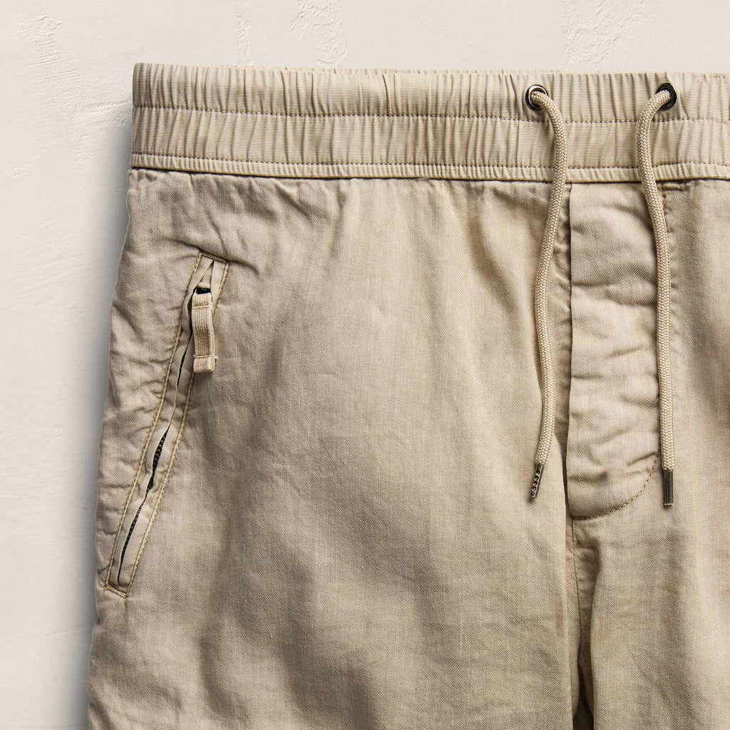 Pantalon cargo Parachute en lin et coton – Pigment de lin