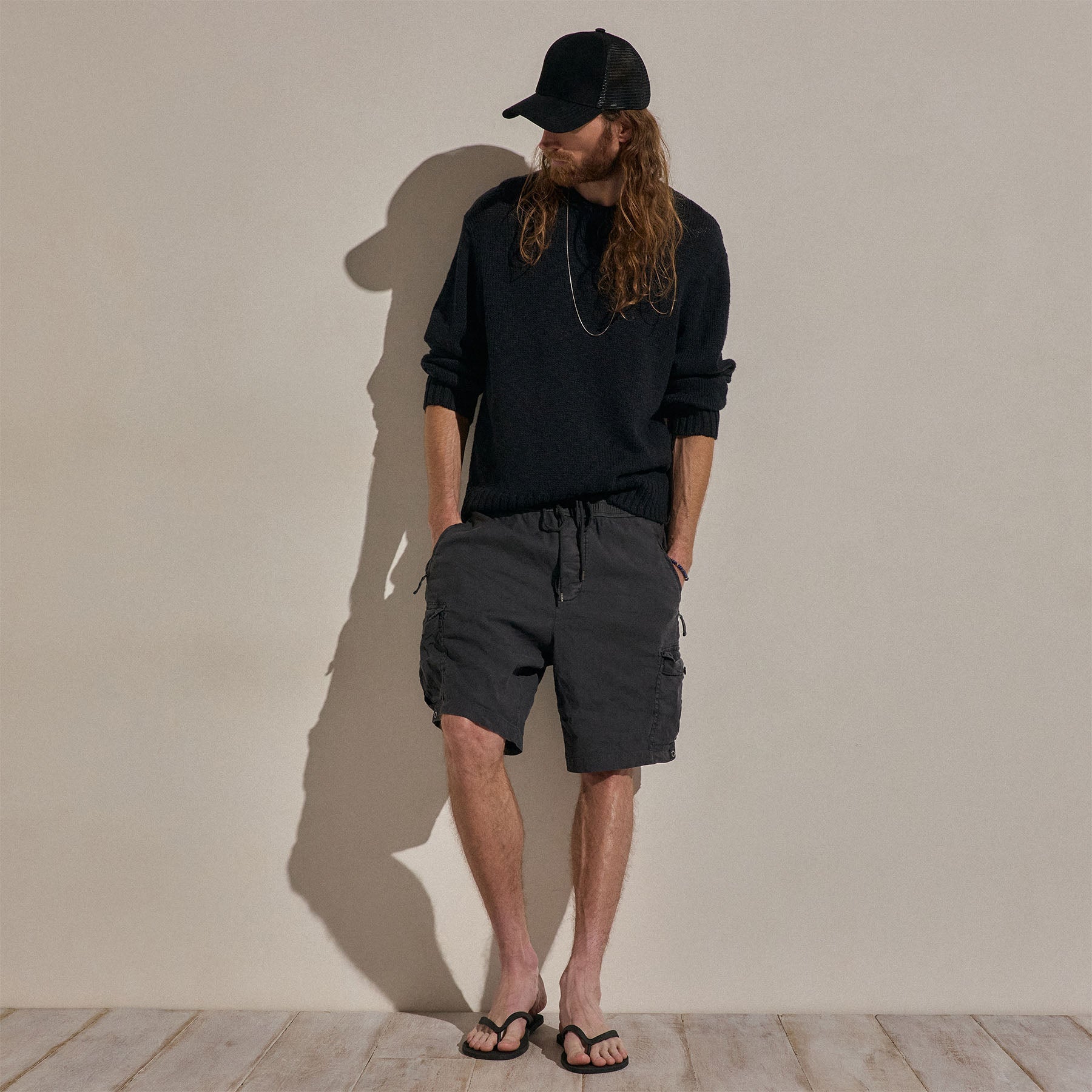 Parachute Linen Cotton Cargo Short - Magma Pigment