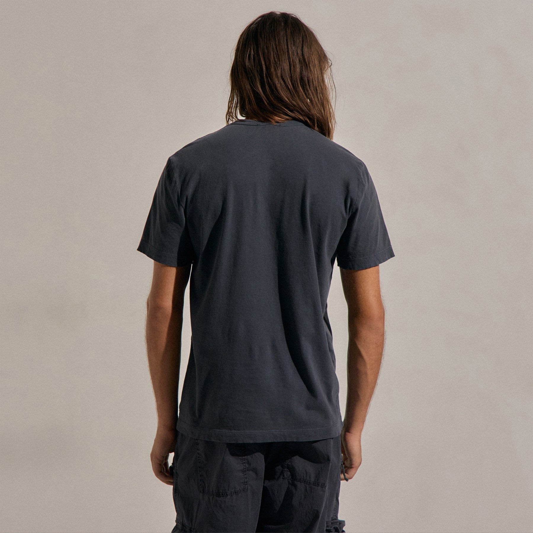 T-shirt Col Rond Manches Courtes - Pigment Bleu Nuit
