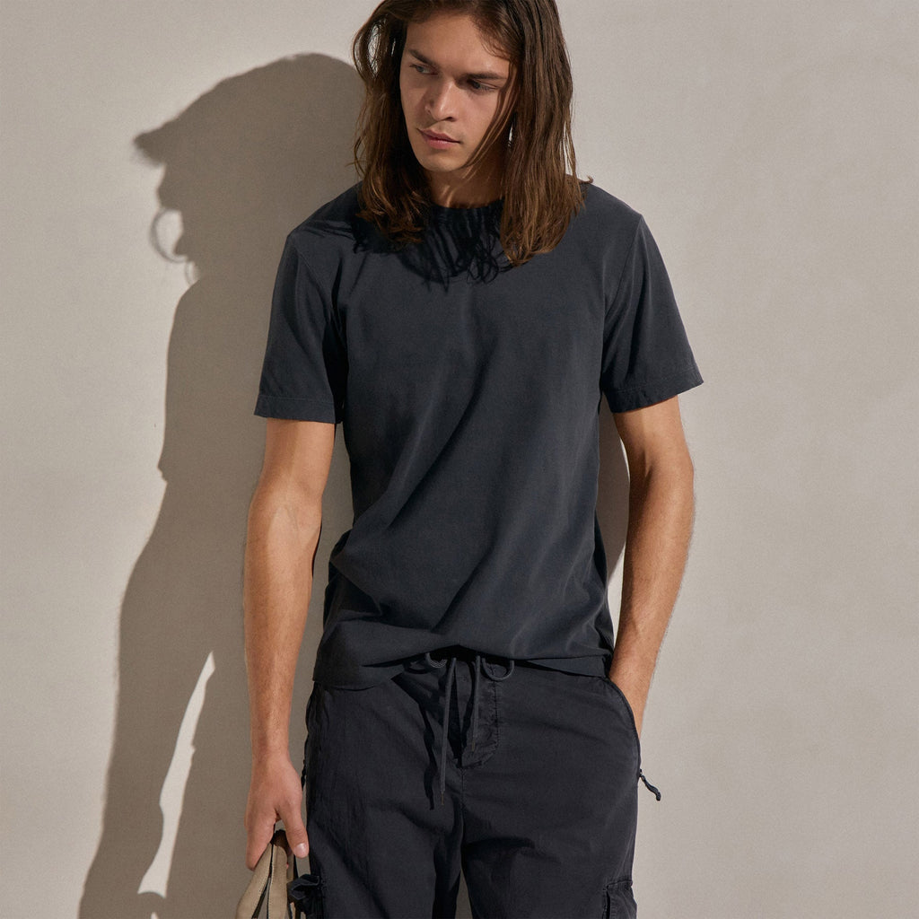 T-shirt Col Rond Manches Courtes - Pigment Bleu Nuit