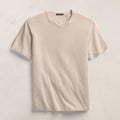 T-shirt col rond manches courtes - Pigment Perle