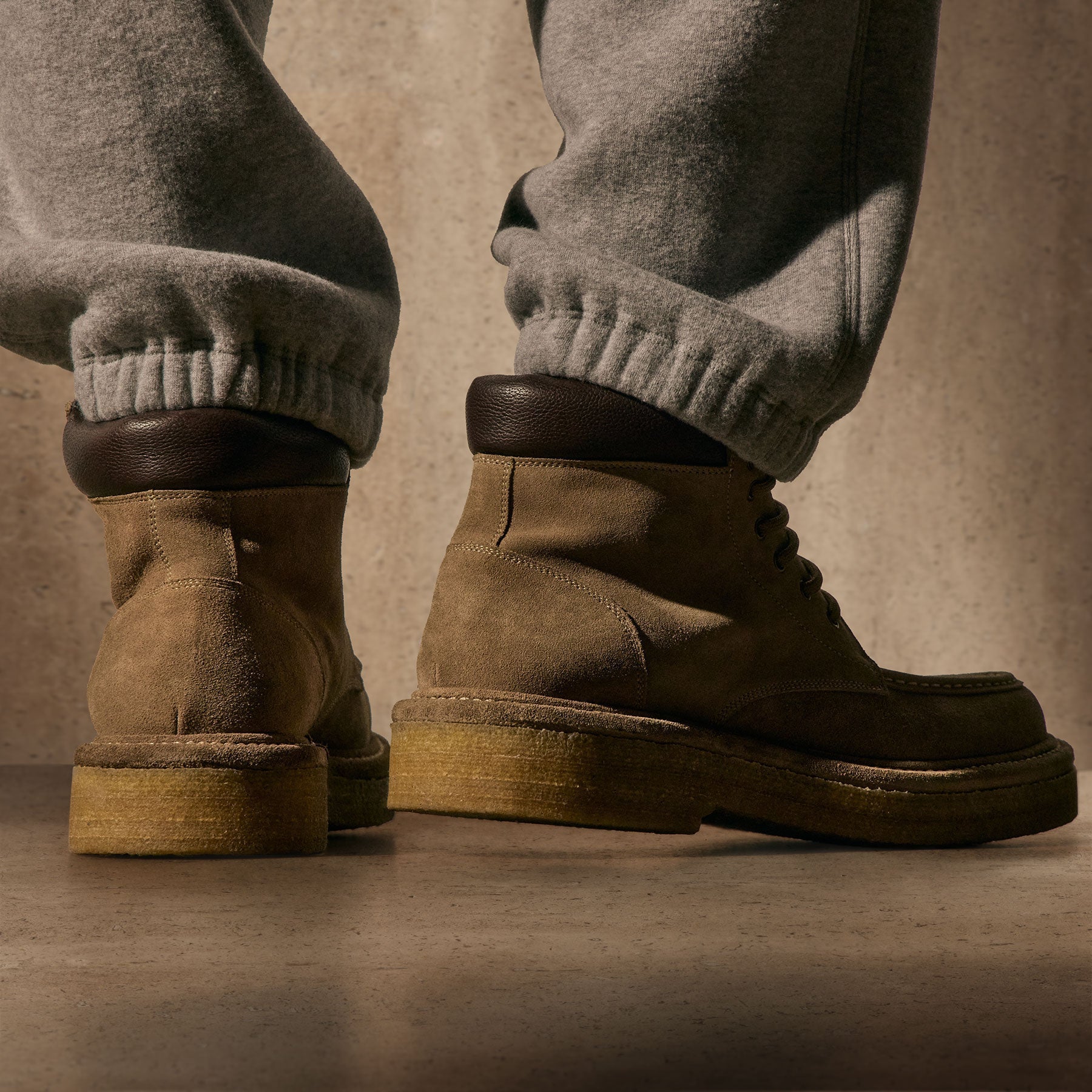 Men's Suede Work Boot - String