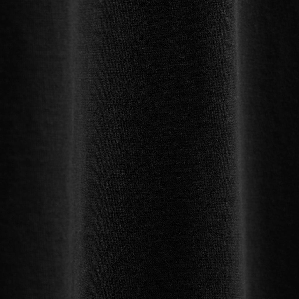 Polo surdimensionné en jersey lourd de luxe - Noir