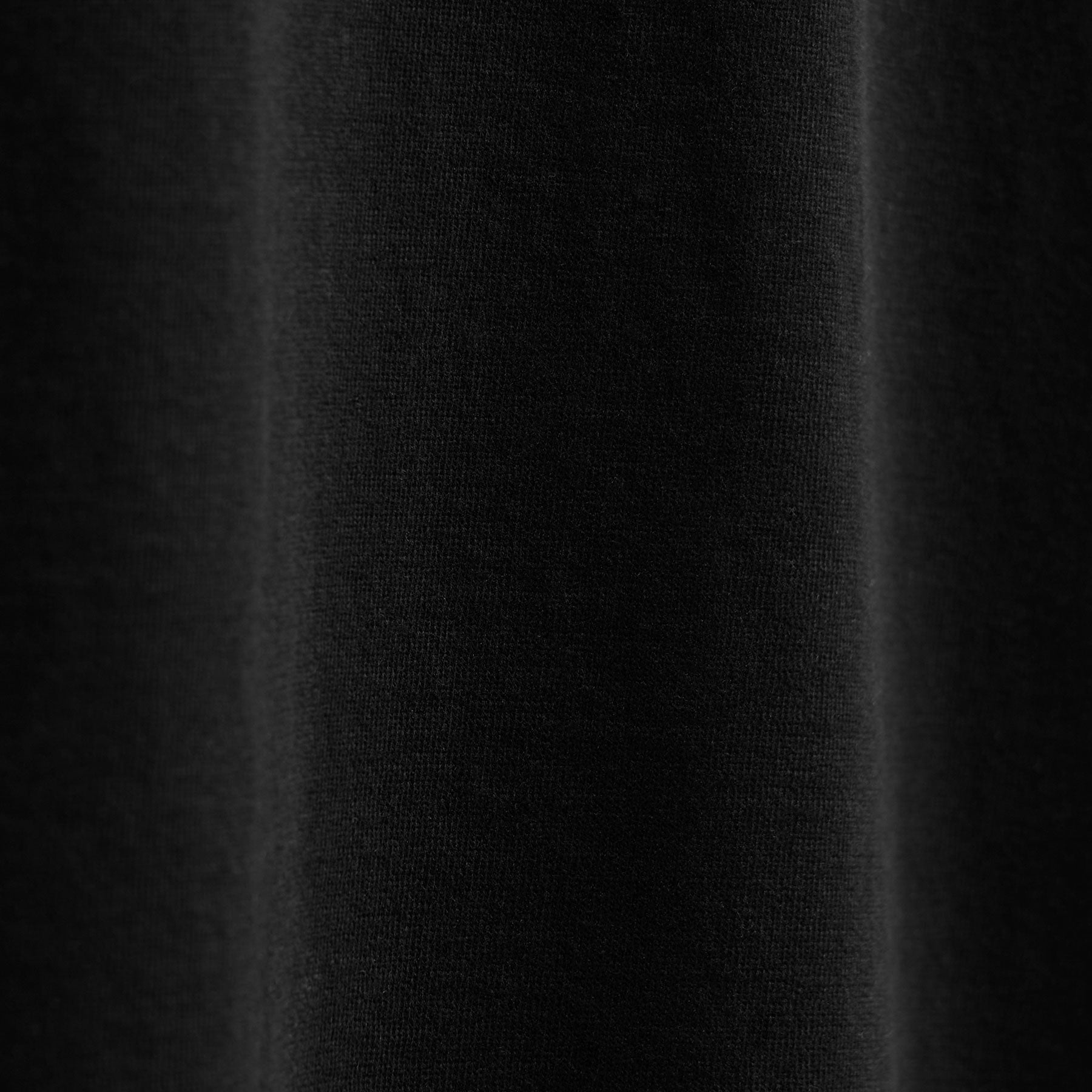 Polo surdimensionné en jersey lourd de luxe - Noir