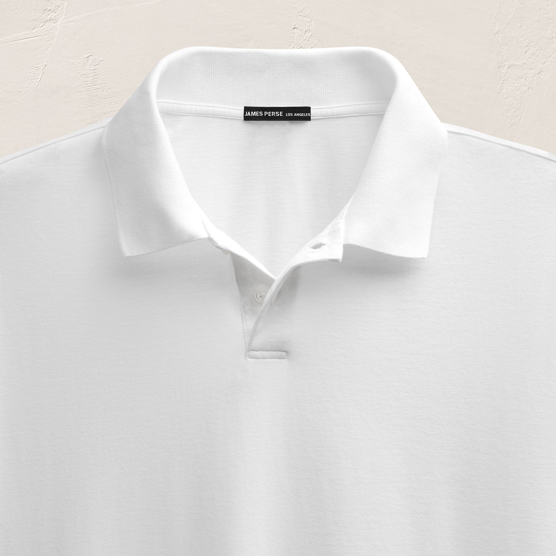 Polo oversize lourd en jersey de luxe - Blanc
