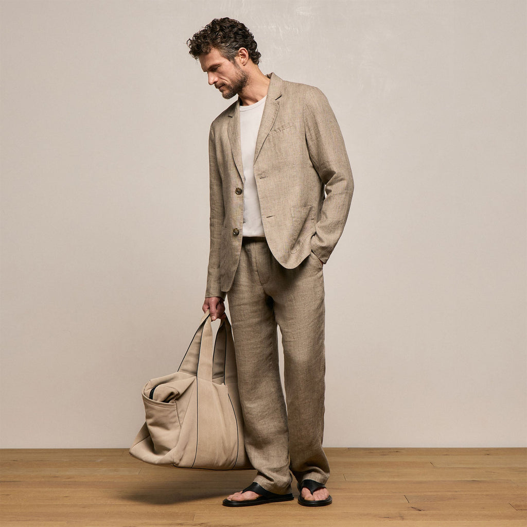 Veste en lin - Beige doux