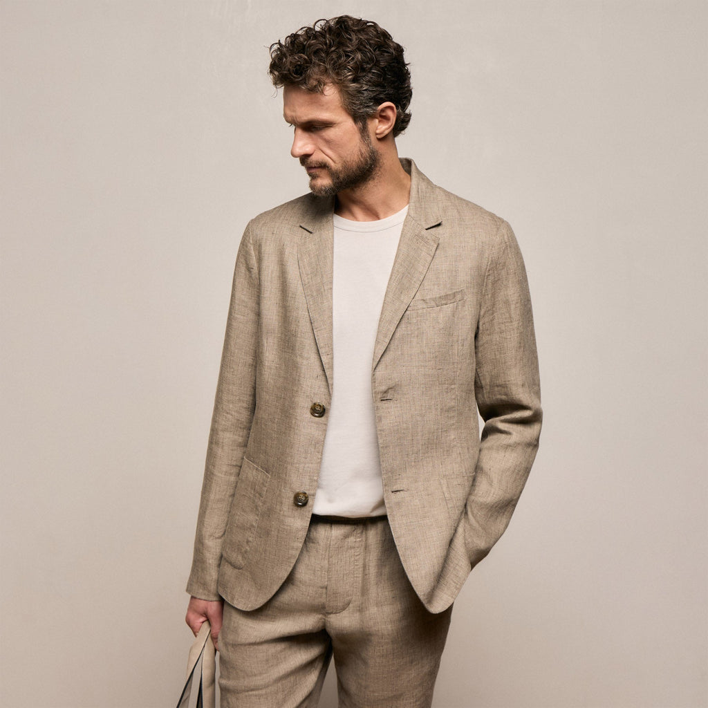Veste en lin - Beige doux