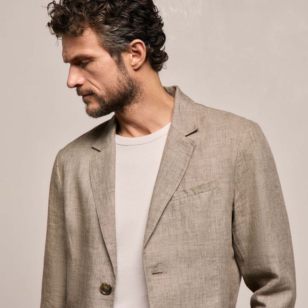 Veste en lin - Beige doux