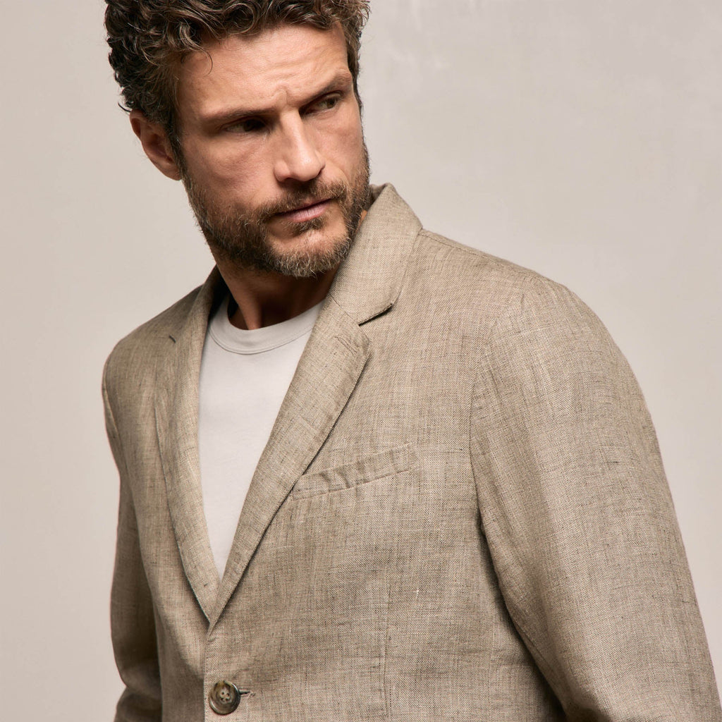 Veste en lin - Beige doux